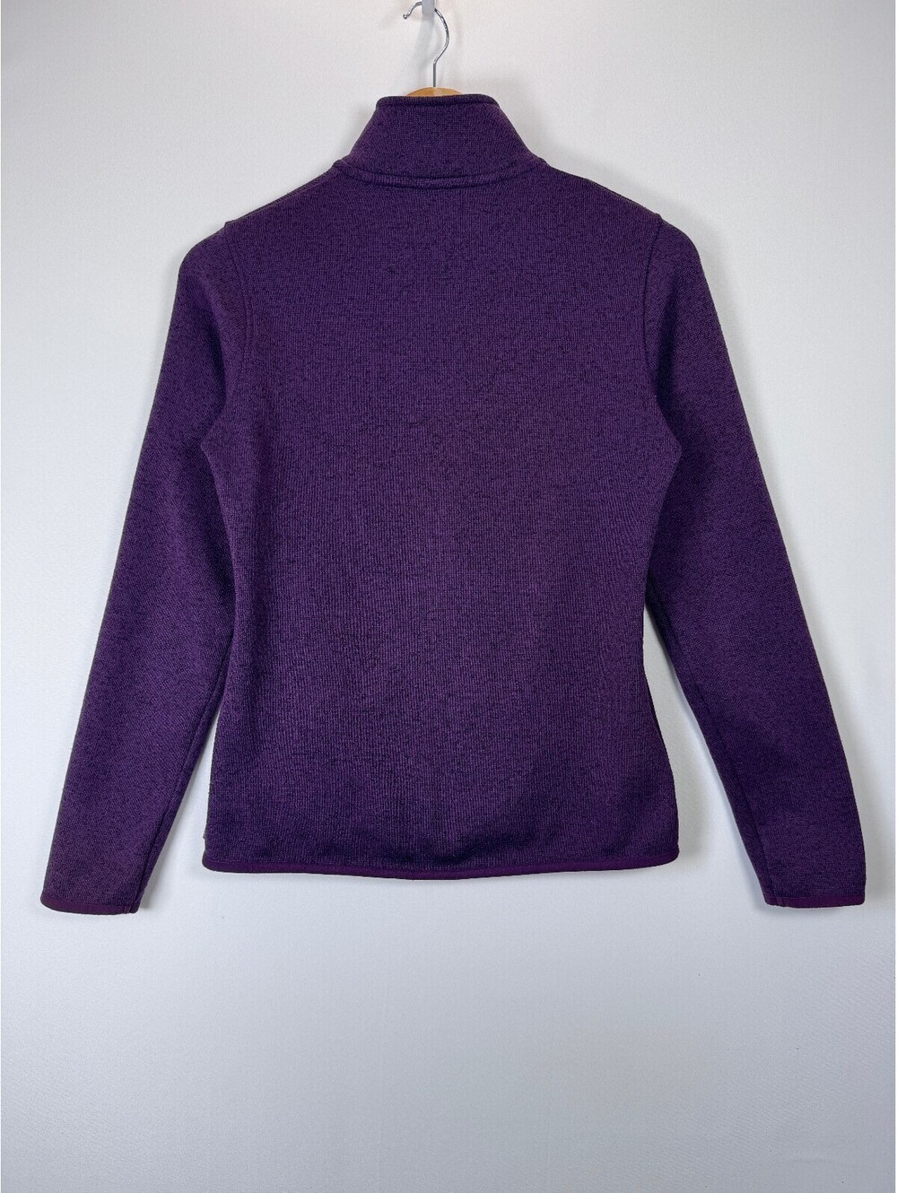Eddie Bauer Radiator Fleece Jacket Women XS Purple Full Zip Mock Neck Outdoor - Picture 7 of 11